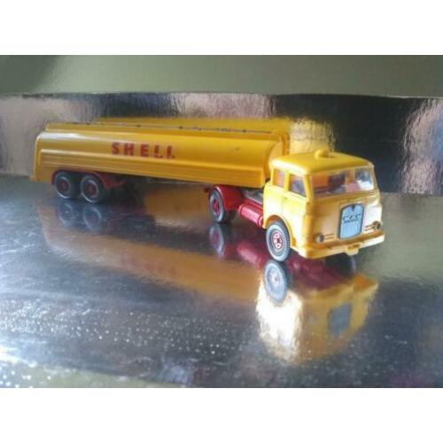 Oude HO Wiking M.A.N Shell Tankwagen eind Jaren 50'