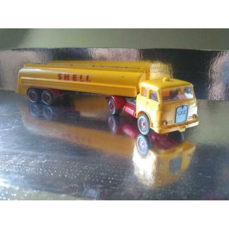 Oude HO Wiking M.A.N Shell Tankwagen eind Jaren 50'
