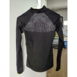 H&M sport shirt reflecterend zwart XS 34 zgan