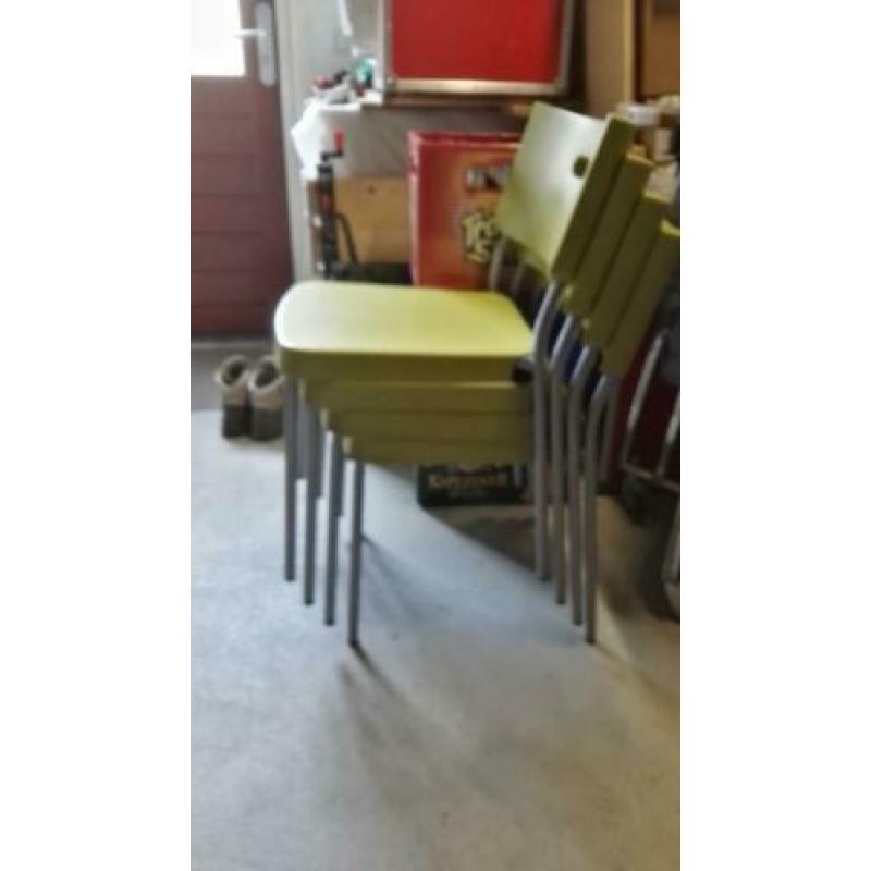 Eetstoel Ikea "Herman" groen