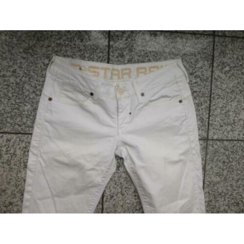 Witte Gstar Corvet Skinny wmn broek maat 29-34