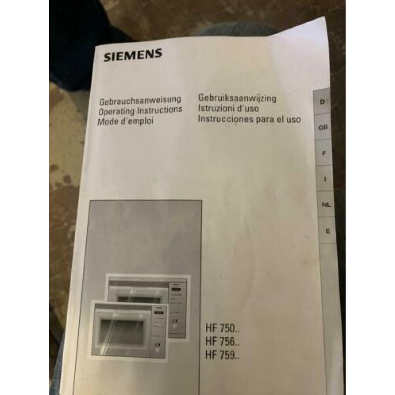 Siemens combi oven