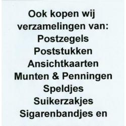 staat er op uw zolder ook nog een verzameling ansichtkaarten