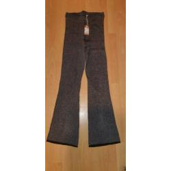 Flared glitter broek maat M nieuw rekbaar