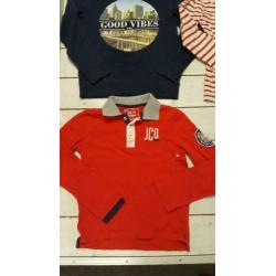 Mooie truien, shirt en polo maat 134: Zara, H&M en Joe Color