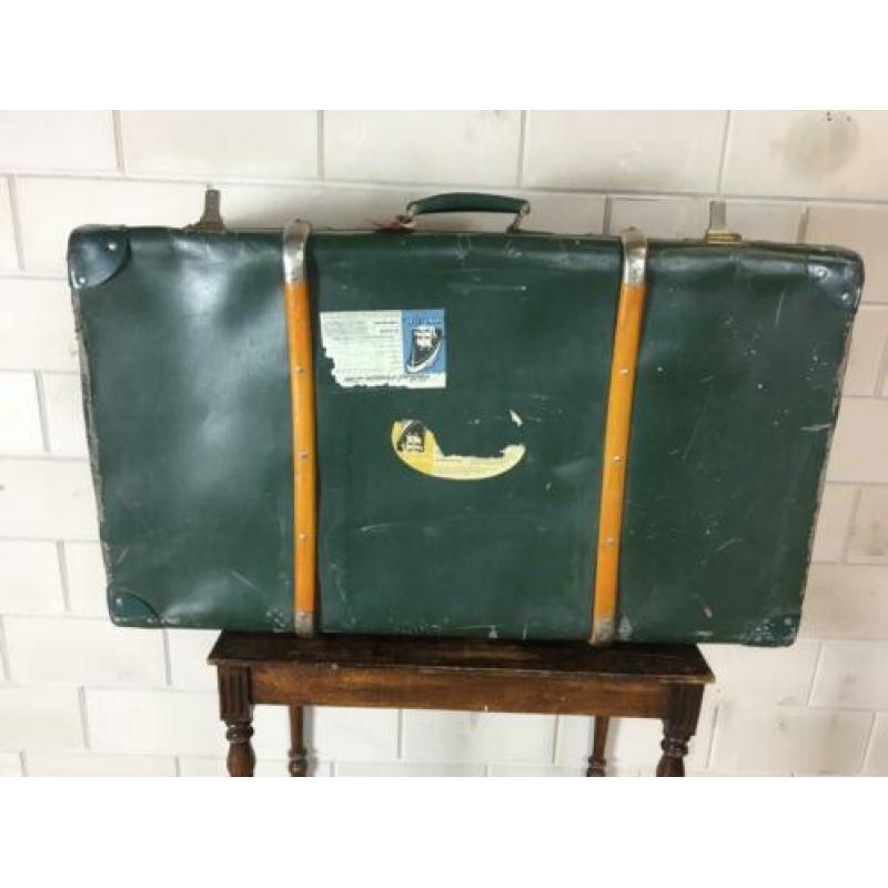 Koffer, Holland Amerika Lijn, Hutkoffer, Vintage Koffer