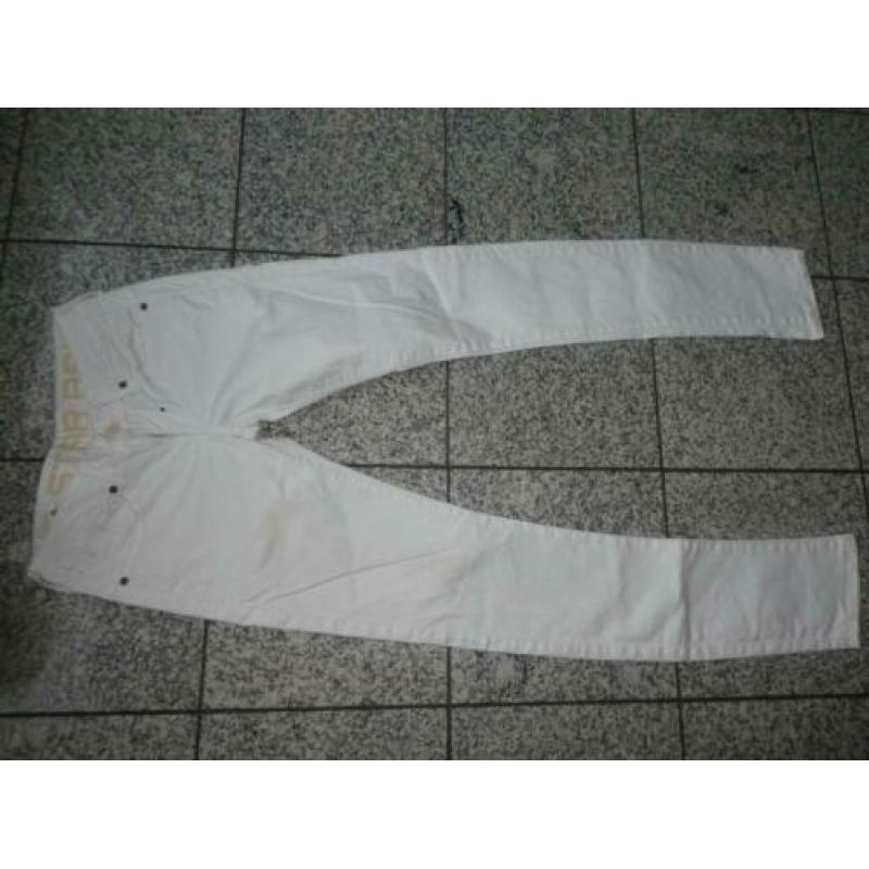 Witte Gstar Corvet Skinny wmn broek maat 29-34