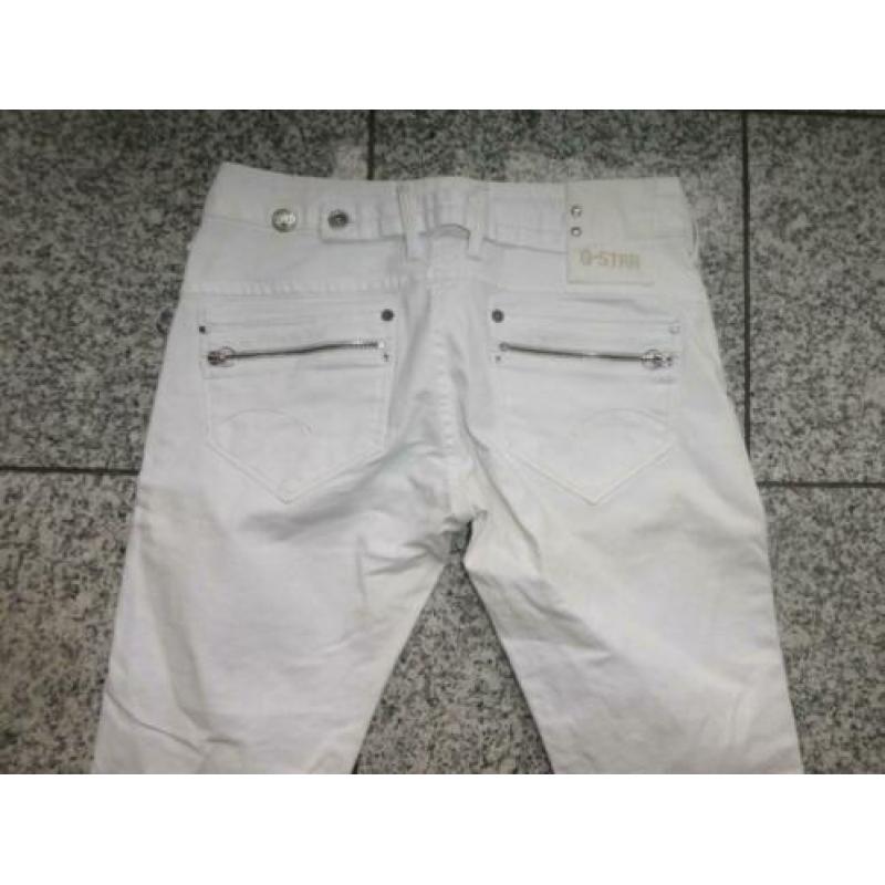 Witte Gstar Corvet Skinny wmn broek maat 29-34