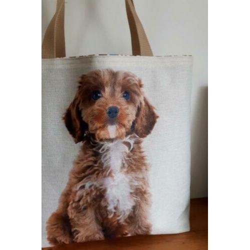 NIEUW: Tas/shopper ' Labradoodle ) by Kadodotje
