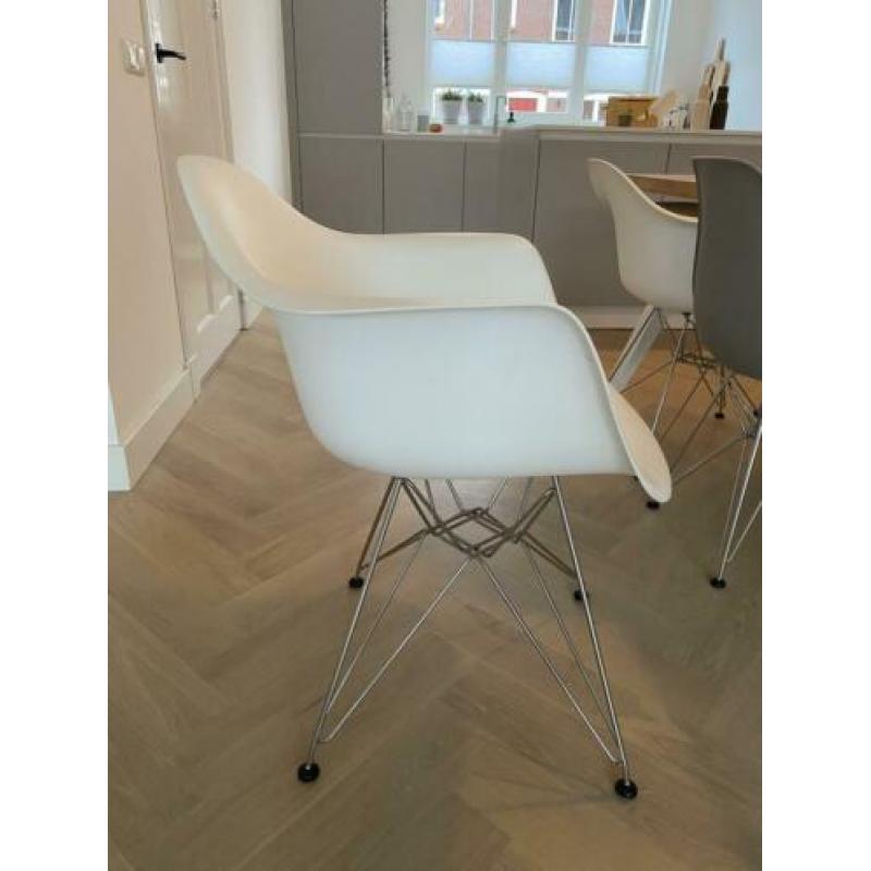 Witte kuip stoelen 4x wit