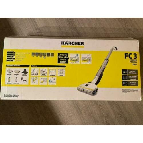 Kärcher fc3 fc5 premium Floor cleaner draadloos nieuw