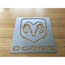 Industrial Dodge retro sign wandbord decoratie 30x30cm Staal