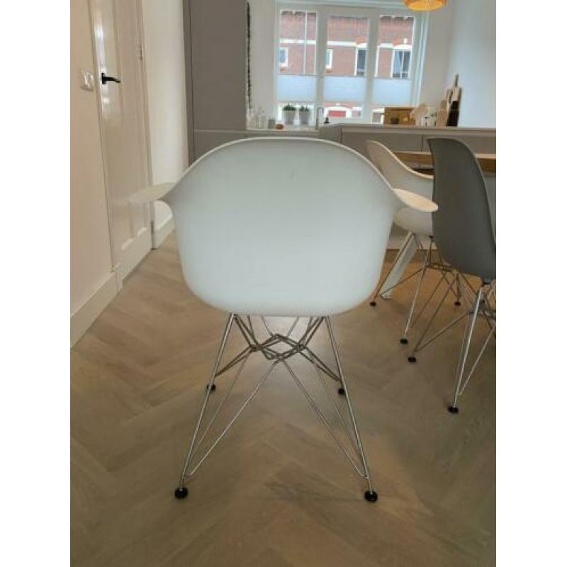 Witte kuip stoelen 4x wit