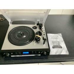 Zolid platenspeler (MP3, USB, SD, analoog)