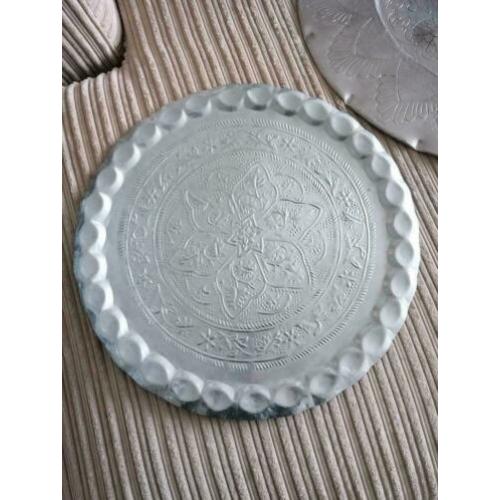 Zilveren deco schaal 46 diameter