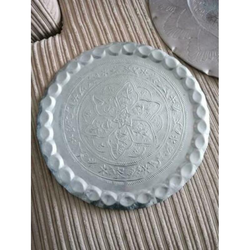 Zilveren deco schaal 46 diameter