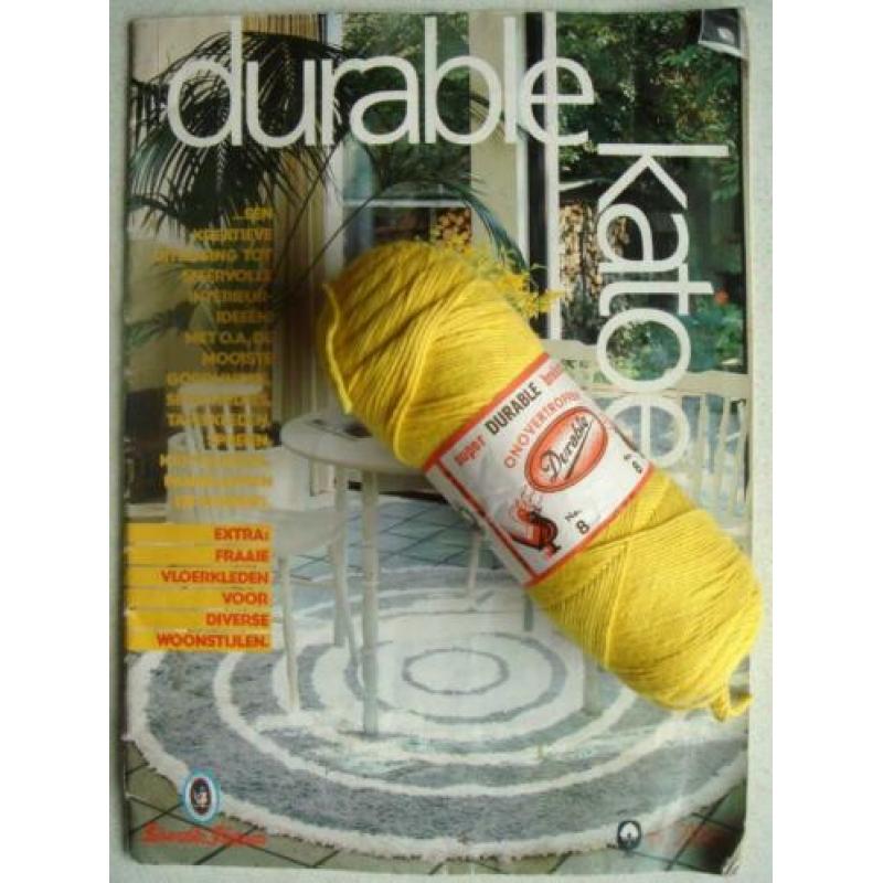 tijdschrift handwerken met DURABLE KATOEN 2 - 1986 € 1,50