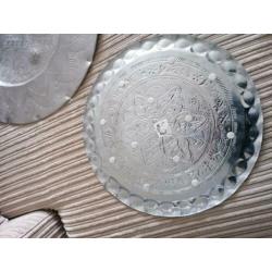 Zilveren deco schaal 46 diameter