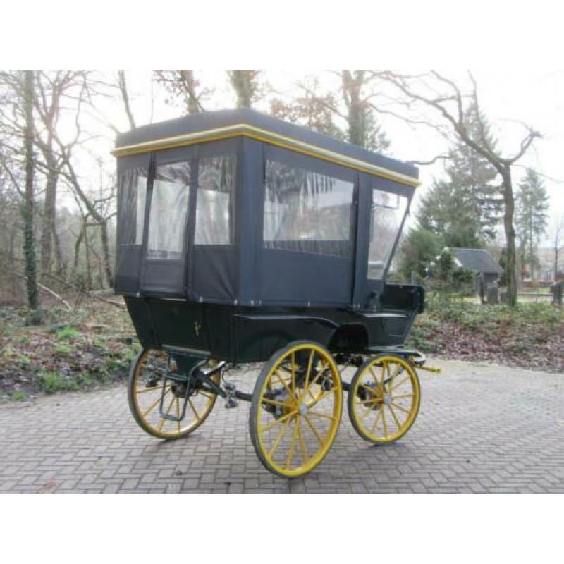 Goed onderhouden wagonette met kap