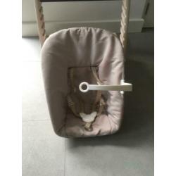 Nette stokke trip trap + newborn + babyset + kussenset + gor