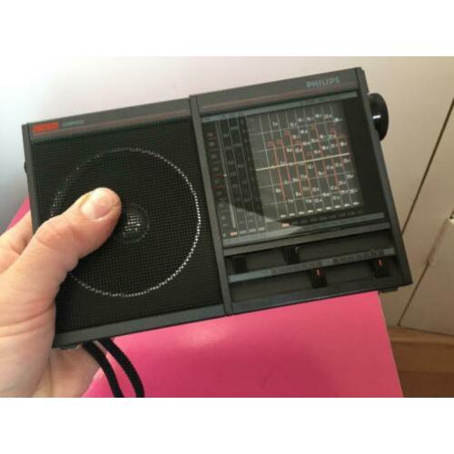 Vintage Philips D1835 Wereldontvanger Radio FM AM Getest