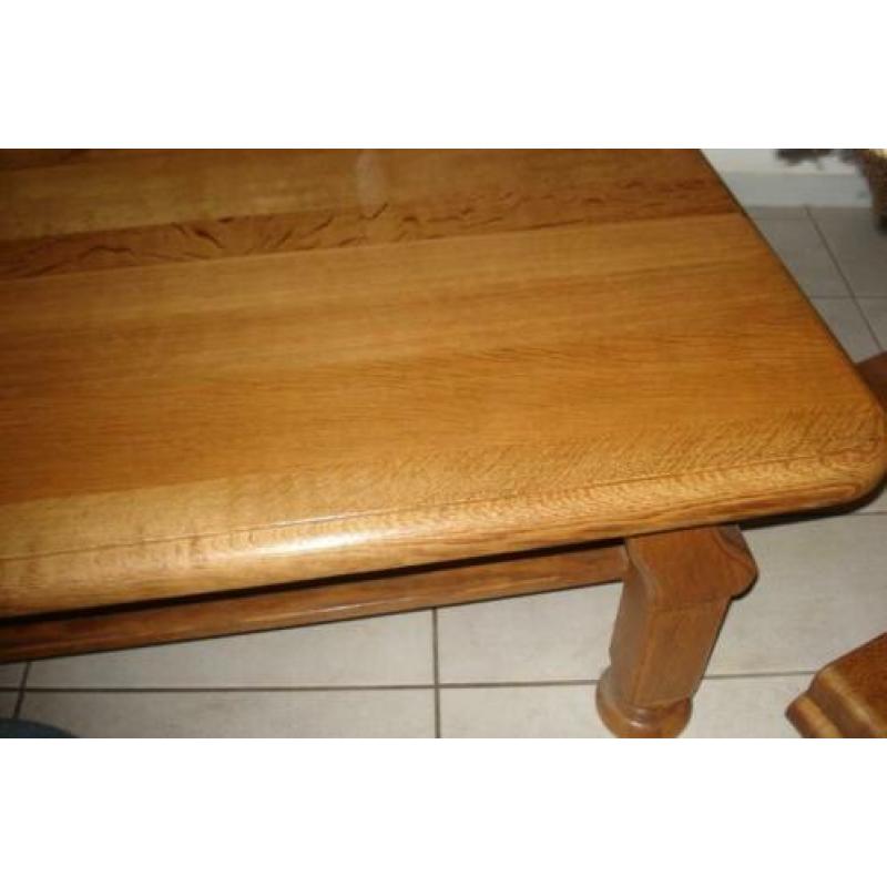 Oisterwijk massief geloogd eiken salontafel i.z.g.s.!!