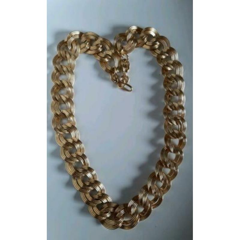 Monet vintage ketting goudkleurig