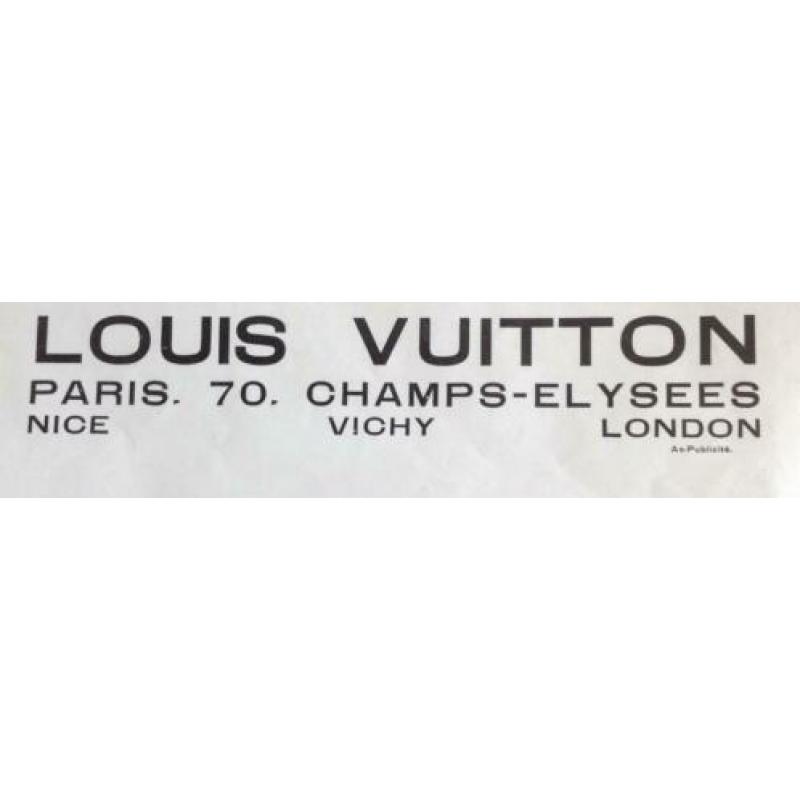 Vintage advertentie Louis Vuitton hutkoffers 1933