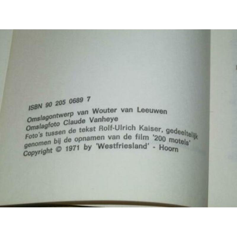 Frank Zappa, uitgave 1971