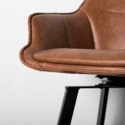 Barkruk Shannon Cognac - Giga Meubel