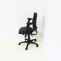 Bureaustoelen BMA Axia Burostoel Hoge Rug, Kunstleer, Zwart