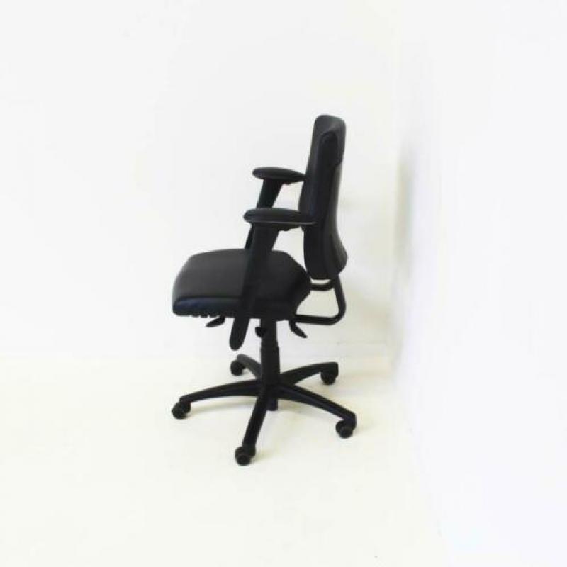 Bureaustoelen BMA Axia Burostoel Hoge Rug, Kunstleer, Zwart