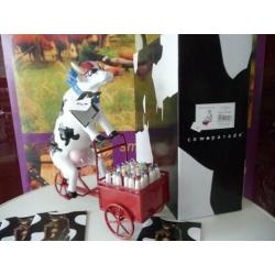 Nieuw Cow Parade koe Lait Triporteur XL gratis verzending.