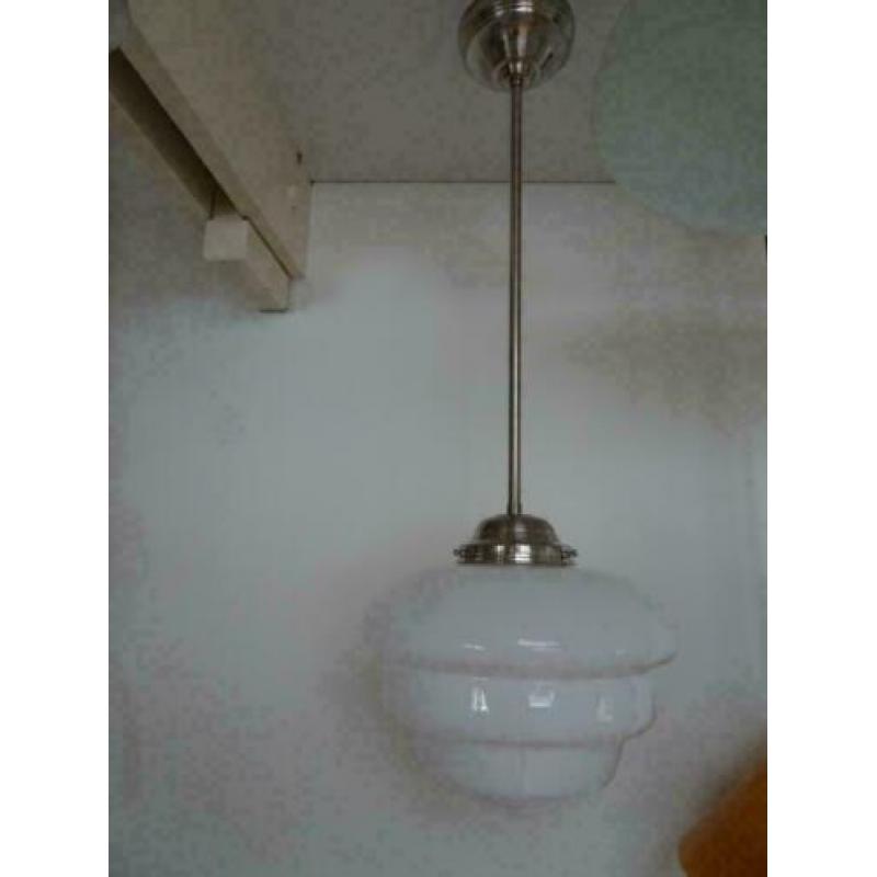 Art deco hanglamp citrus 30 cm glaskap