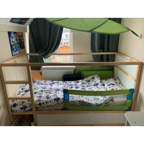 IKEA reversible Bed, kinderbed, 90 x 200 with mattress