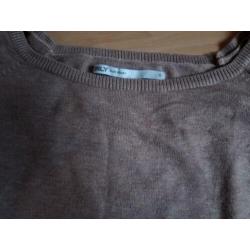 Leuke set van Only maat 36/S: top en trui bruin