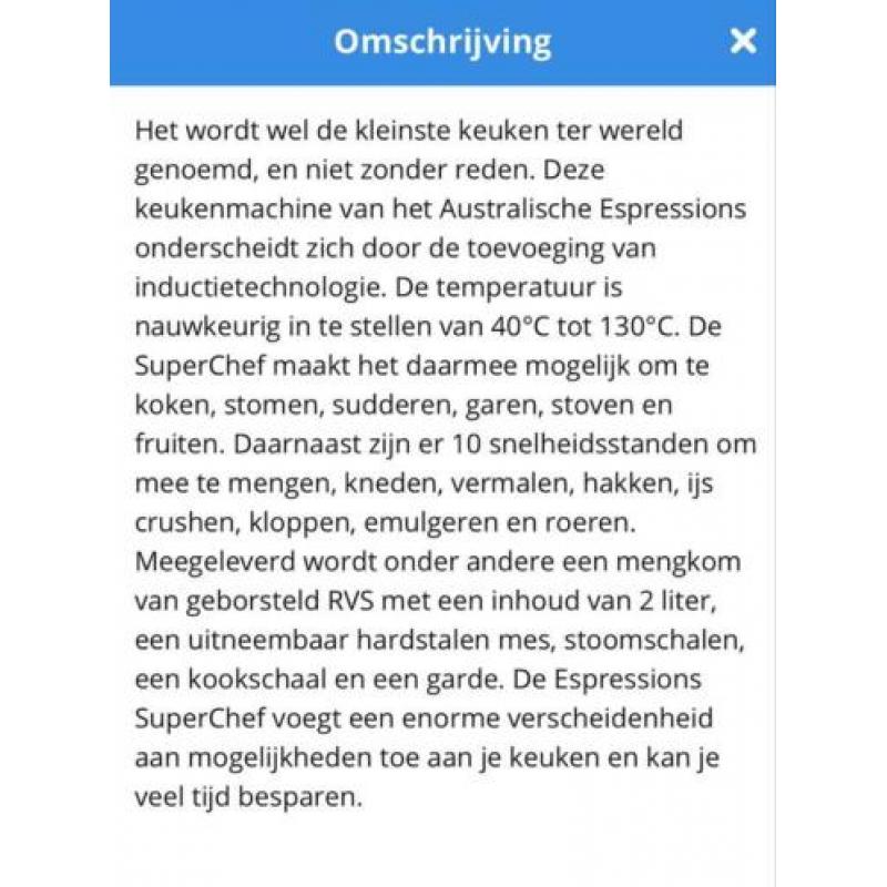 Espressions SuperChef / thermomix