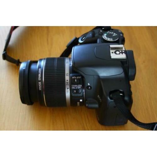 Canon 450D met 18-55mm IS lens