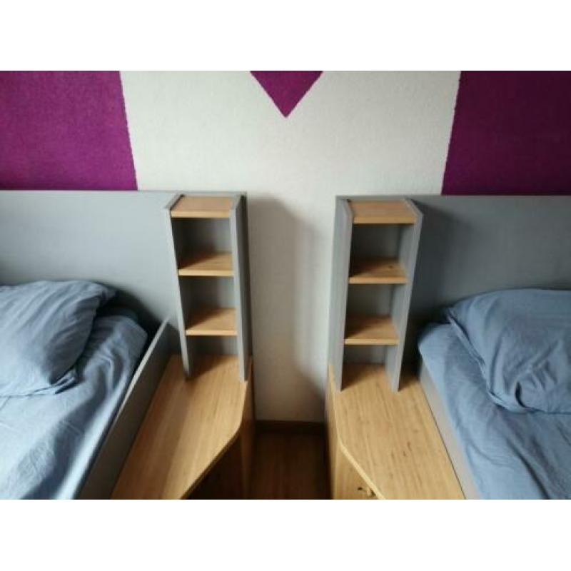 2x eenpersoonsbed