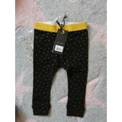Z8 feest legging Fenna zwart/goud Limited mt 86/92 NIEUW