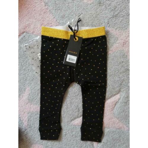 Z8 feest legging Fenna zwart/goud Limited mt 86/92 NIEUW