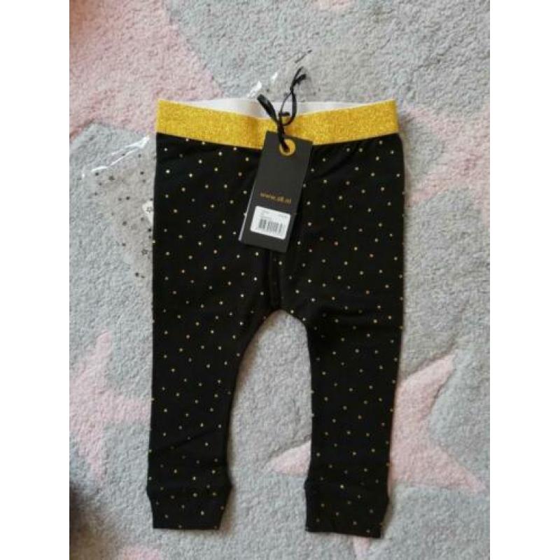 Z8 feest legging Fenna zwart/goud Limited mt 86/92 NIEUW