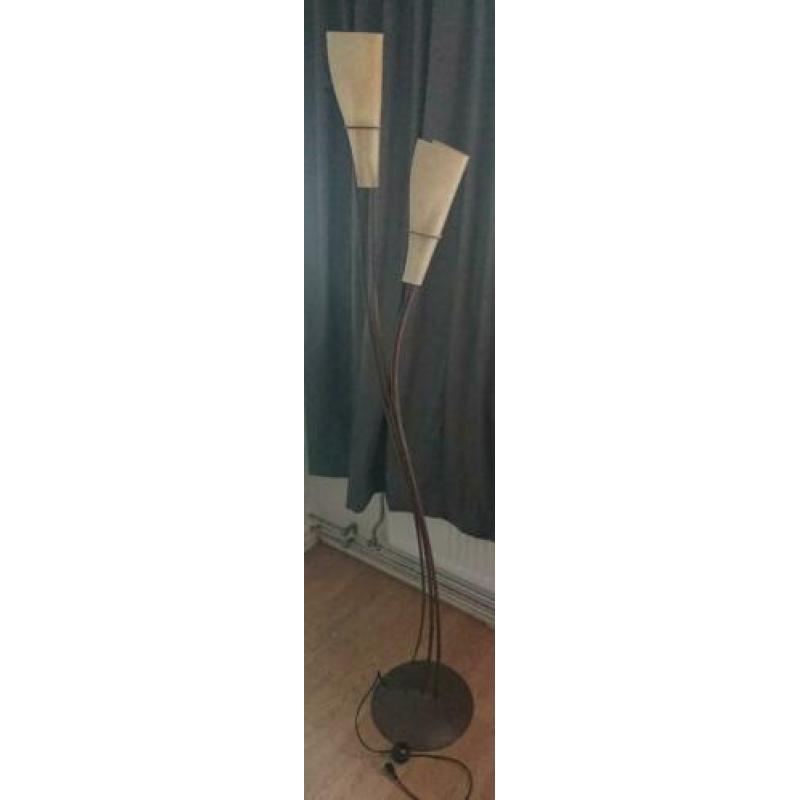 Set lampen (kroonluchter/ 2x dressior/1x staande lamp)