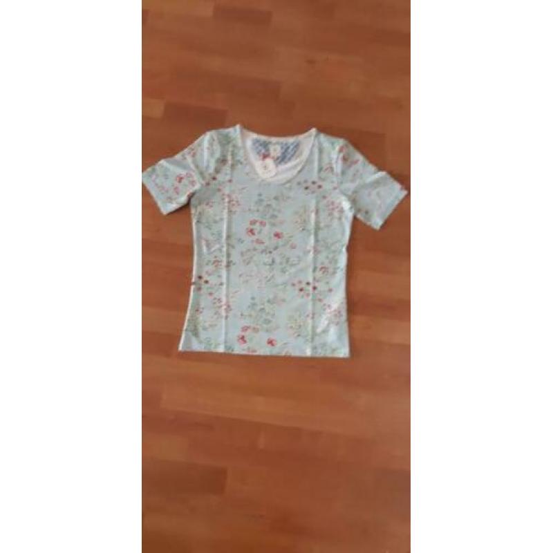 Pip Studio pyjamashirt / Tjess lace top / blue / Maat: XL