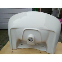 wastafel 60cm breed, wit