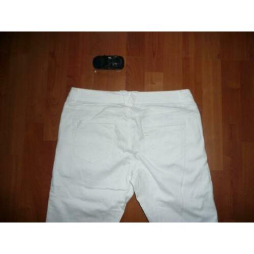 Witte Esprit broek, Regular Slim, maat 38-34