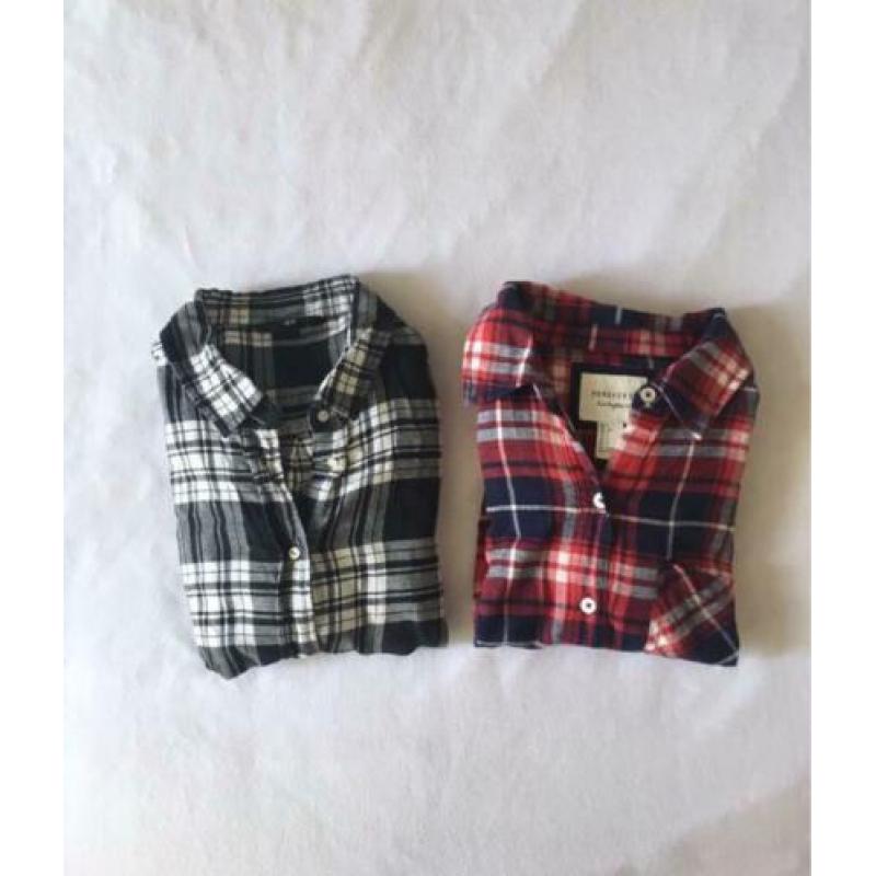 Houthakkersblouse maat S
