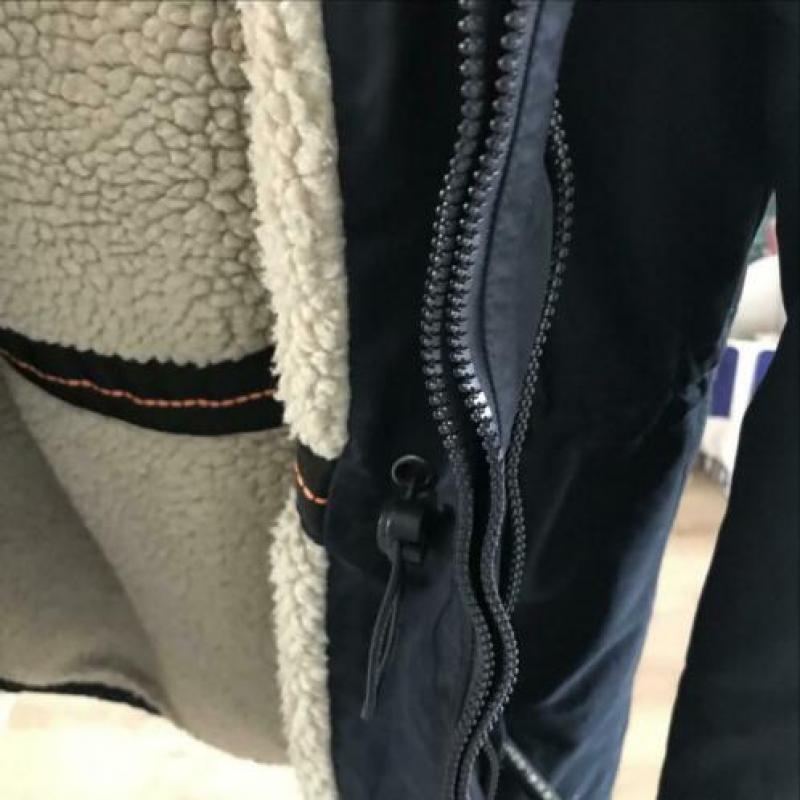 Superdry winter jas wind stopper teddy gevoerd S