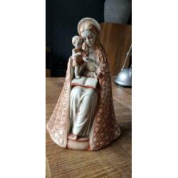 Zeer oude M j Hummel beeld Bloemen Madonna