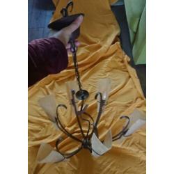 Set lampen (kroonluchter/ 2x dressior/1x staande lamp)
